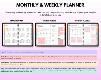All-in-One Digital Planner 2026 2027 2028
