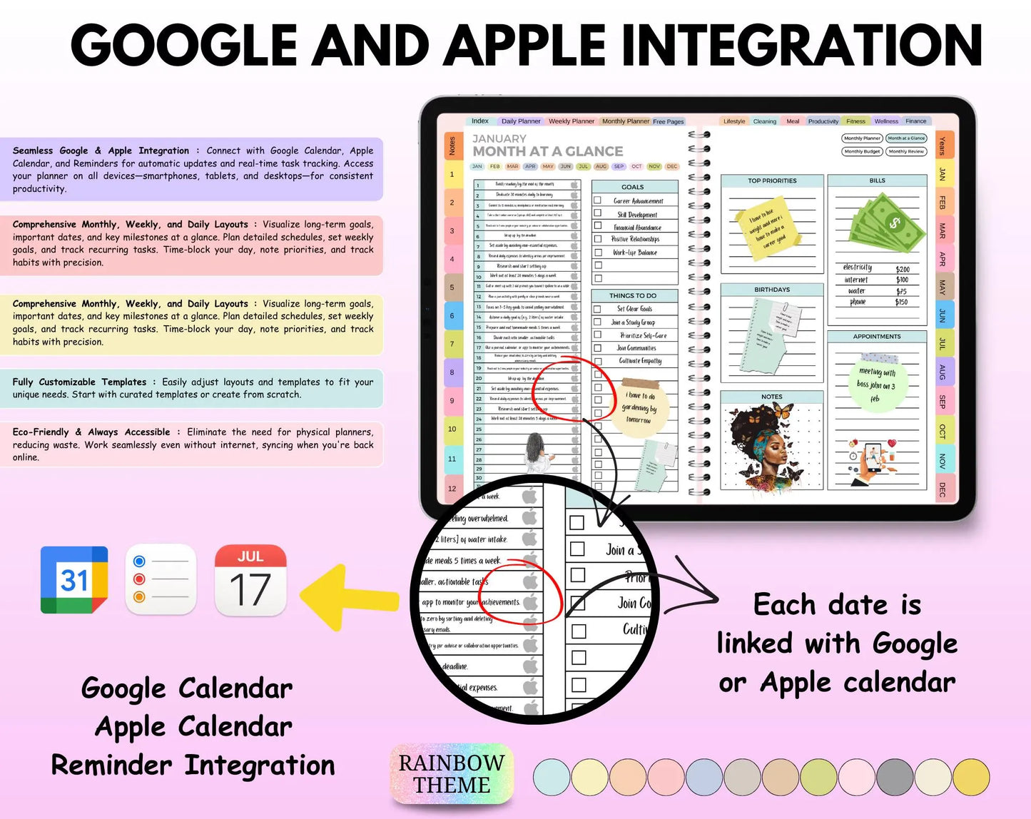 All-in-One Digital Planner 2026 2027 2028