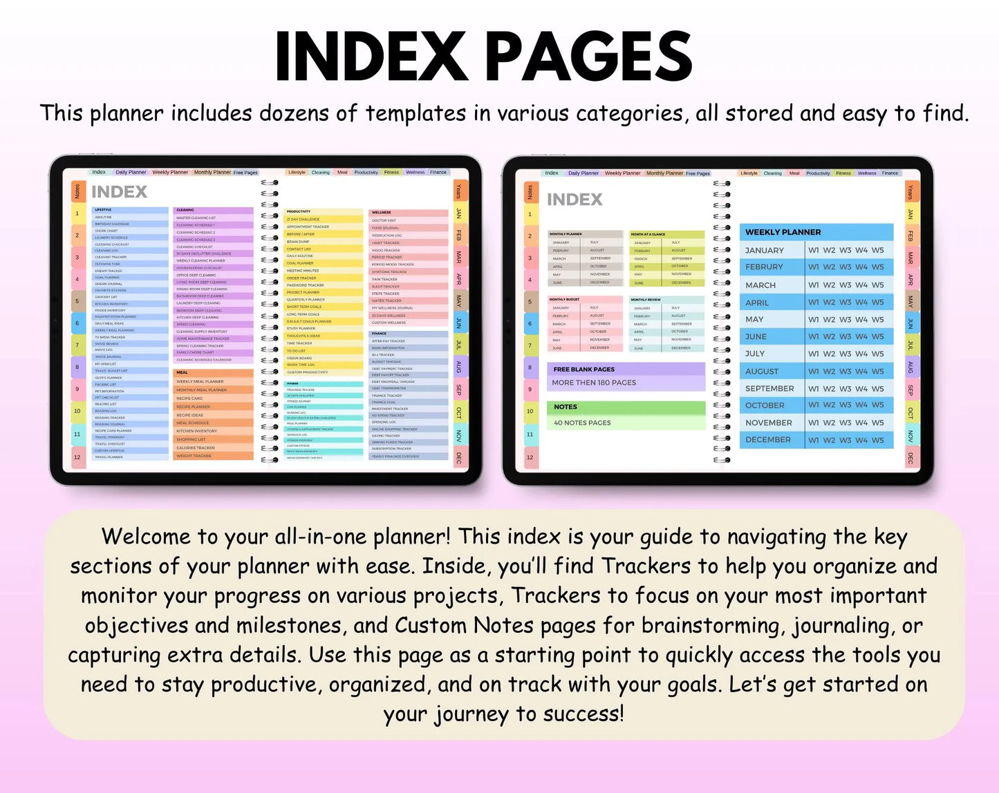 All-in-One Digital Planner 2026 2027 2028